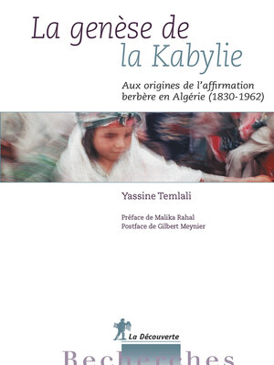cover image of La genèse de la Kabylie